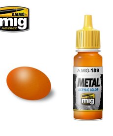 Ammo by Mig Jimenez A.MIG-189 Metal - Metallic Orange 17ML