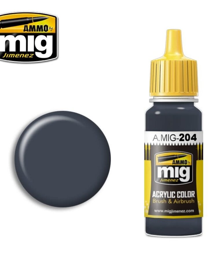 Ammo by Mig Jimenez A.MIG-204 FS 36118 Medium Gunship Grey 17ML