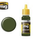 Ammo by Mig Jimenez A.MIG-206 FS 34079 (BS 641) Federal Standard Dark Green 17ML