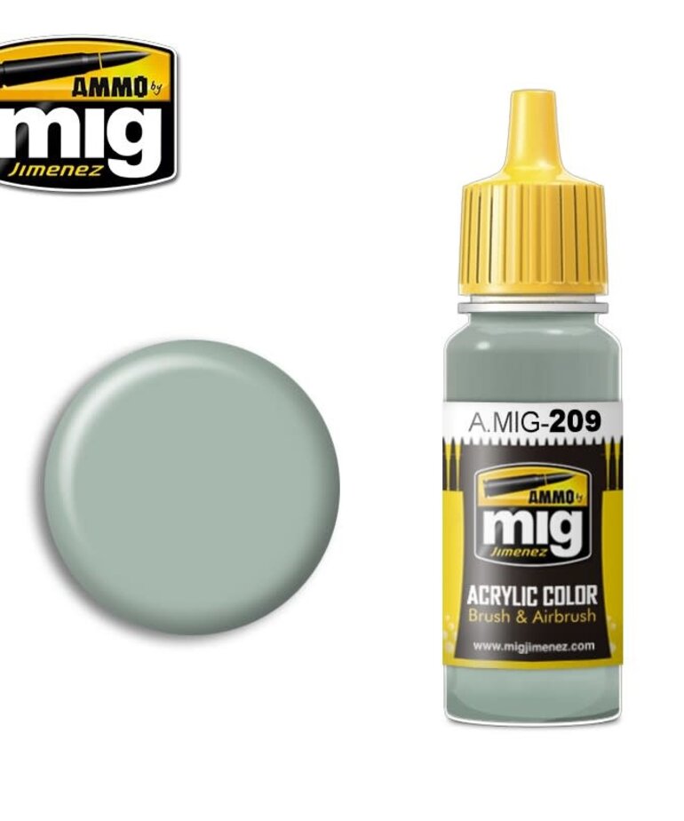 Ammo by Mig Jimenez A.MIG-209 FS 36495 Light Grey 17ML