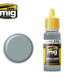 Ammo by Mig Jimenez A.MIG-212 FS 26373 Silver Grey 17ML