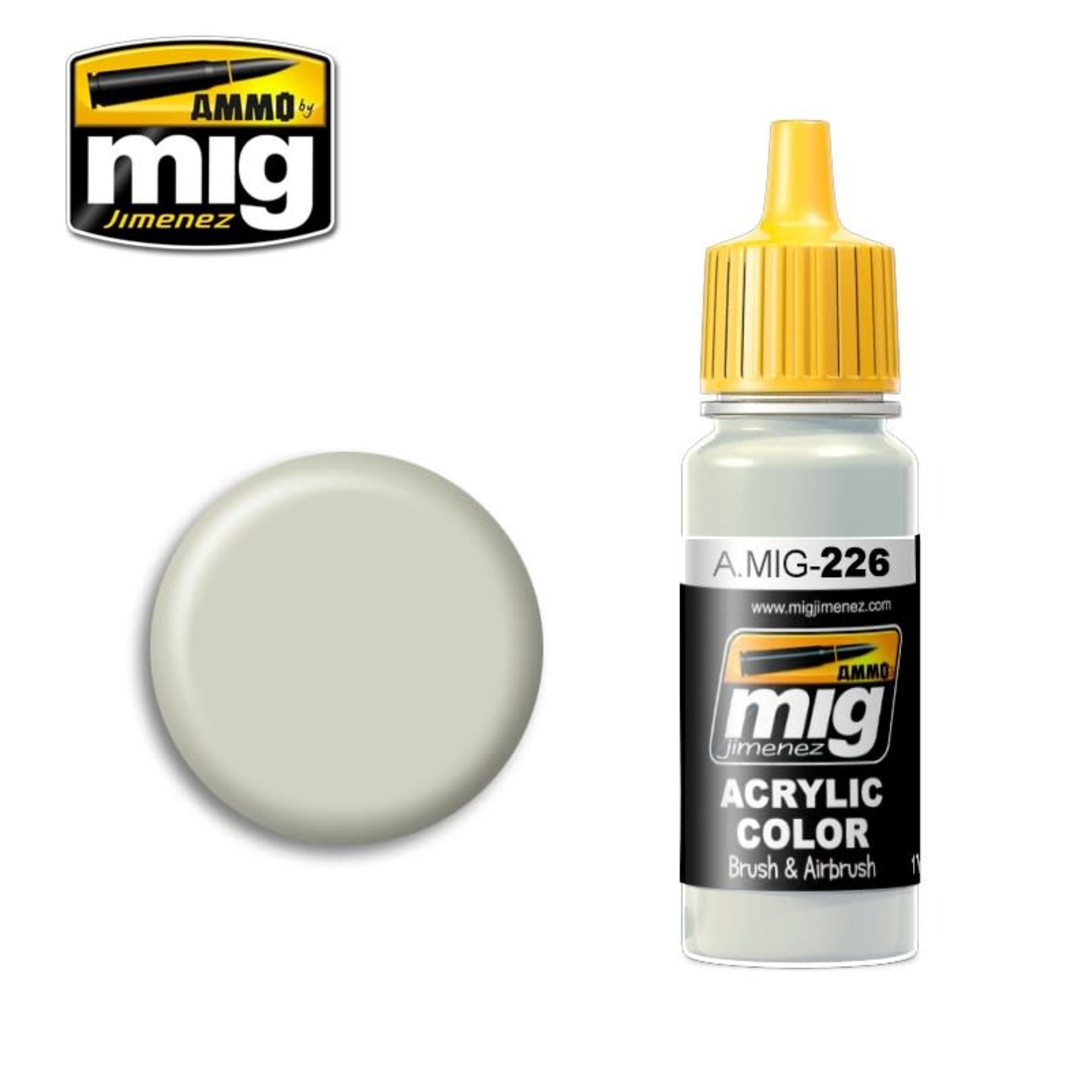 Ammo by Mig Jimenez A.MIG-226 FS 36622 Grey 17ML