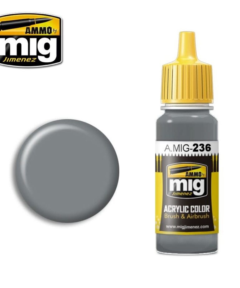 Ammo by Mig Jimenez A.MIG-236 FS 36293 Light Grey 17ML