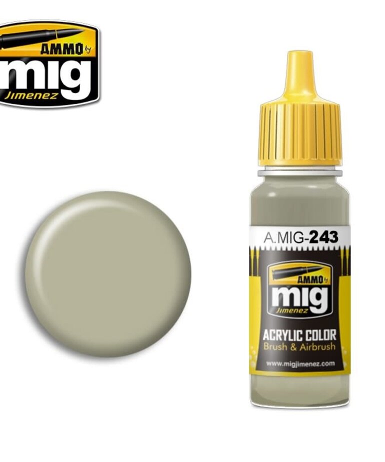 Ammo by Mig Jimenez A.MIG-243 Sky Type S (BS 210) Green Grey 17ML