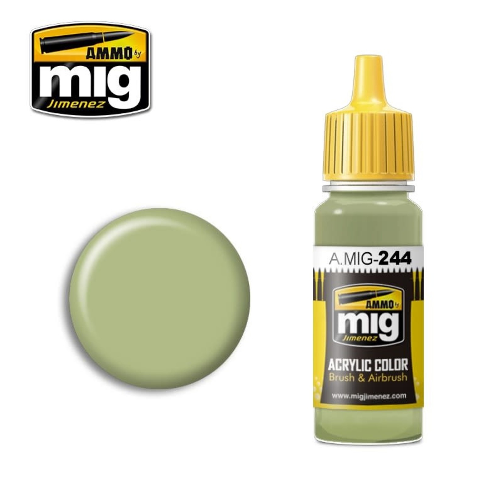 Ammo by Mig Jimenez A.MIG-244 Duck Egg Green (BS 216) 17ML