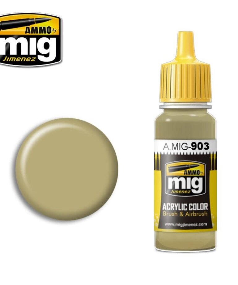 Ammo by Mig Jimenez A.MIG-903 Dunkelgelb Light Base 17ML