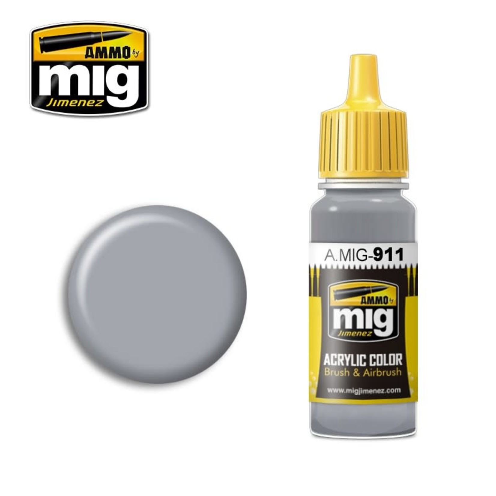Ammo by Mig Jimenez A.MIG-911 Grey Shine 17ML