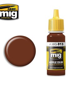 Ammo by Mig Jimenez A.MIG-913 Red Brown Base 17ML