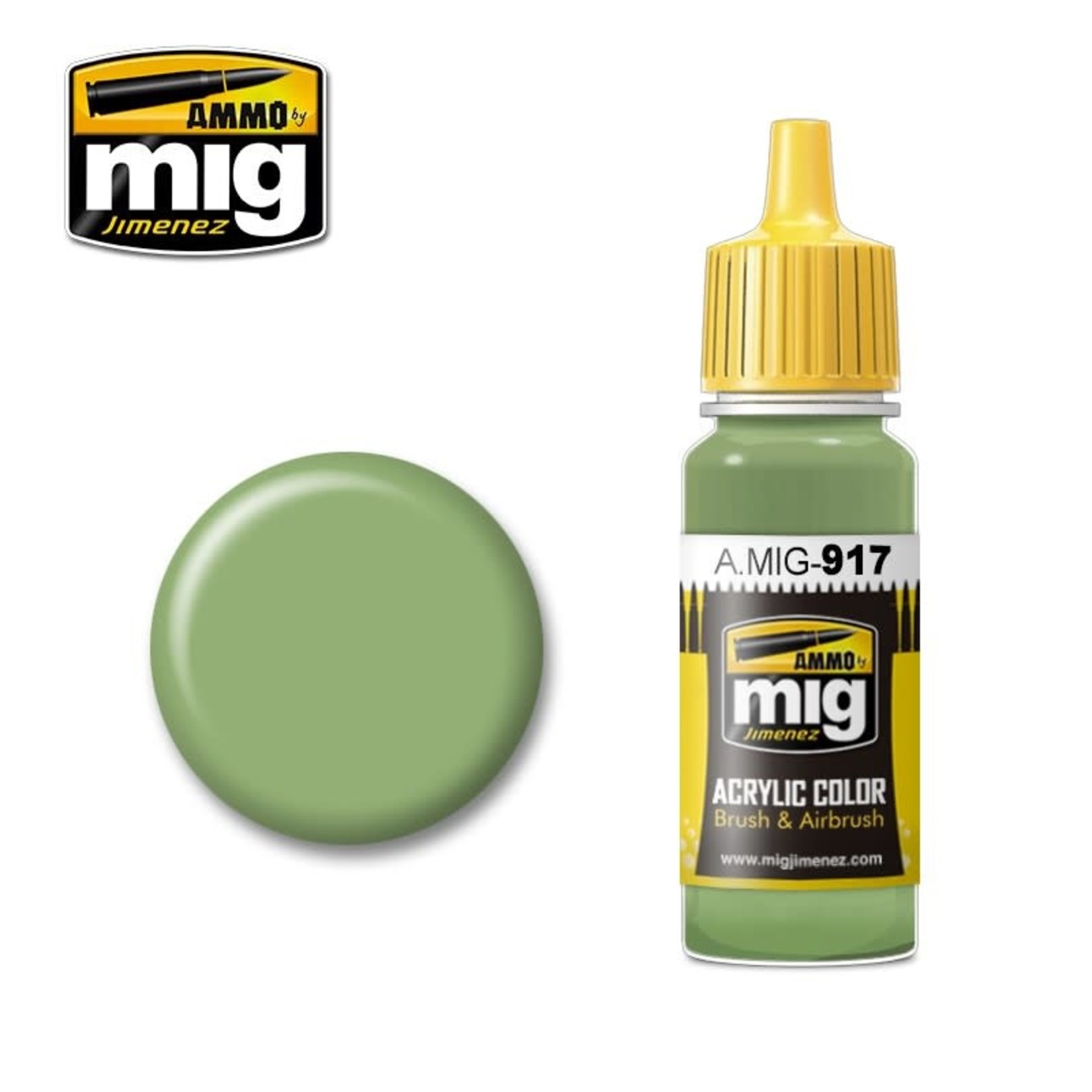 Ammo by Mig Jimenez A.MIG-917 Light Green 17ML