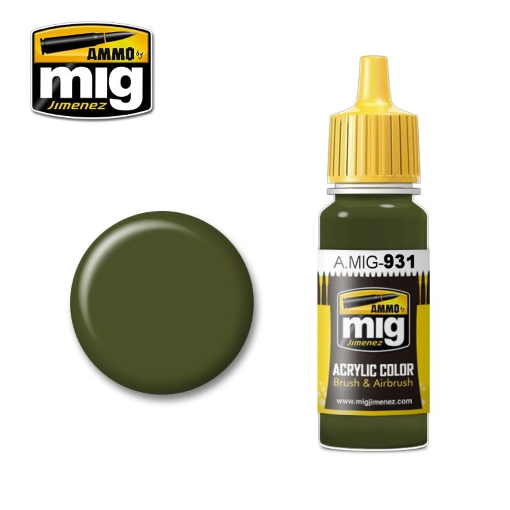 Ammo by Mig Jimenez A.MIG-931 Russian Dark Base 17ML