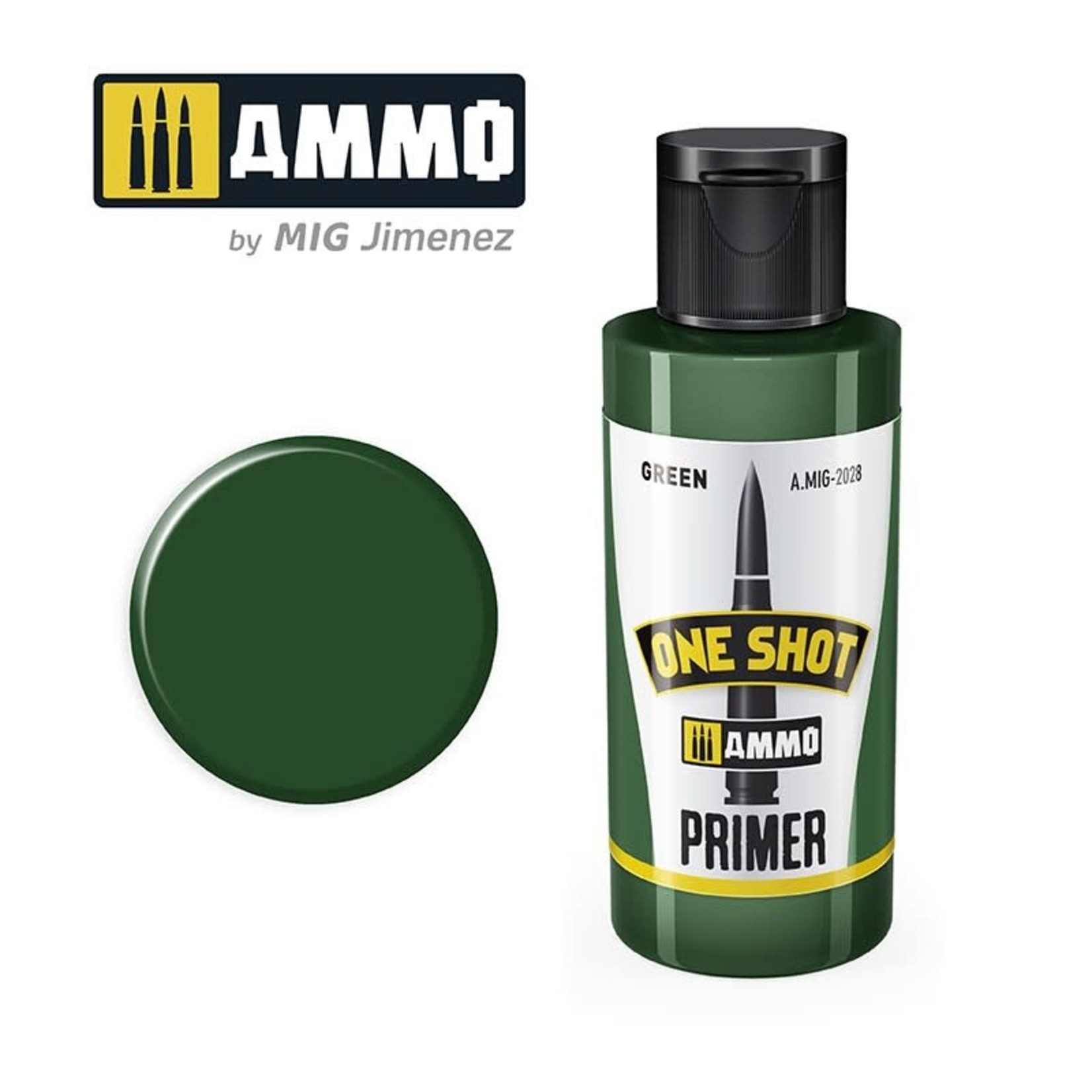 Ammo by Mig Jimenez A.MIG2041 One Shot Green Primer 60ML