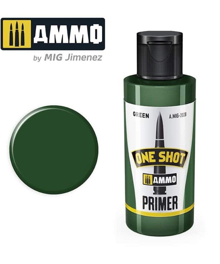 Ammo by Mig Jimenez A.MIG2041 One Shot Green Primer 60ML