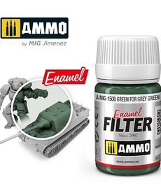 Ammo by Mig Jimenez A.MIG-1508 Filter -Green for Grey Green 35ML