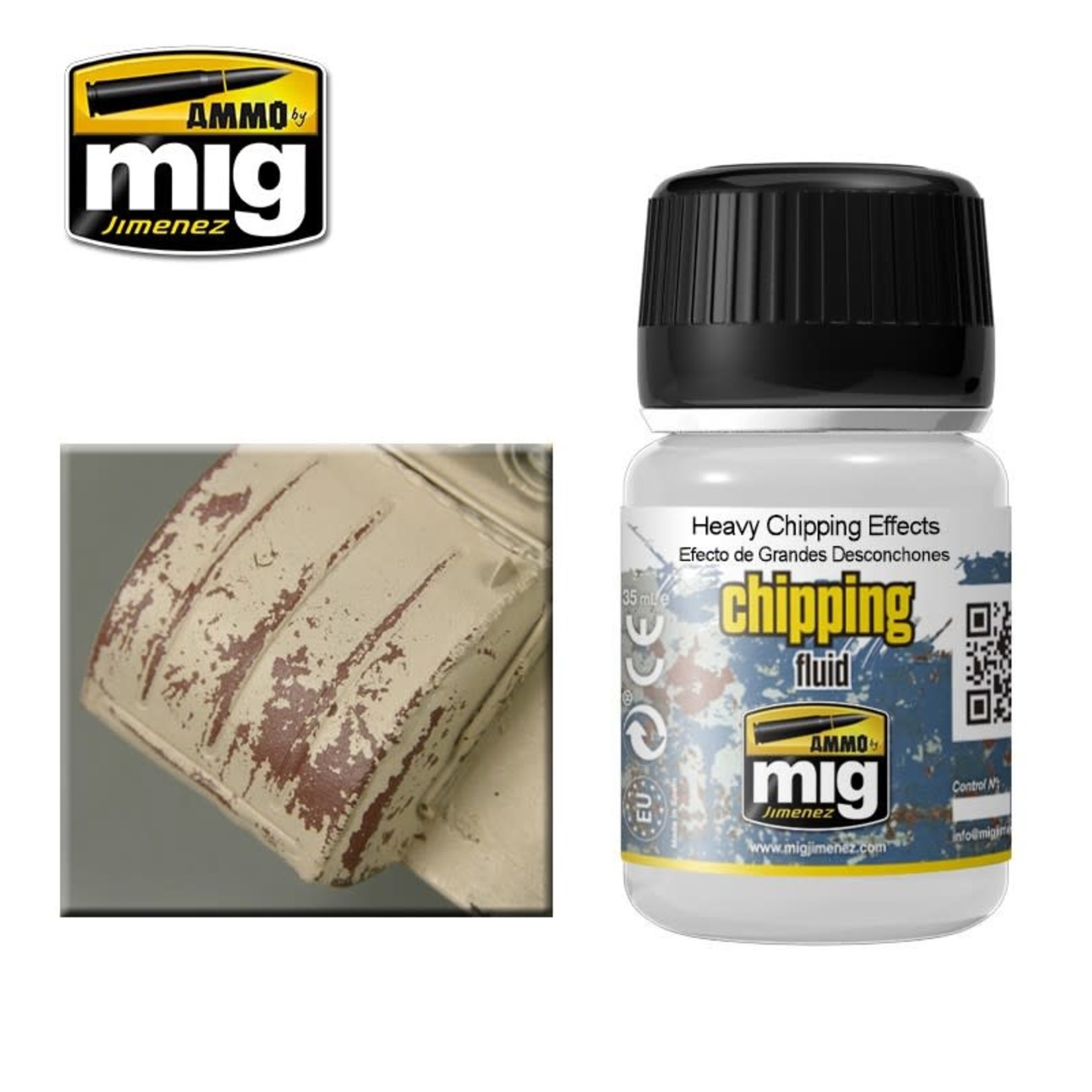 Ammo by Mig Jimenez A.MIG-2011 Chipping Fluid - Heavy Chipping Effects 35ML