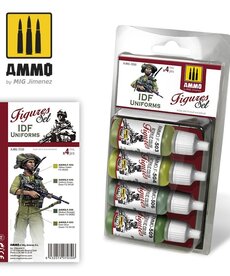 Ammo by Mig Jimenez A.MIG-7030 Figures Set - IDF Uniforms (4) Set