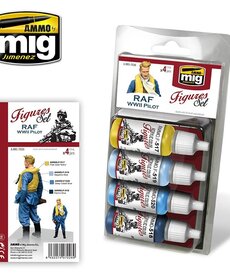 Ammo by Mig Jimenez A.MIG-7026 Figures Set - RAF WWII Pilot (4) Set