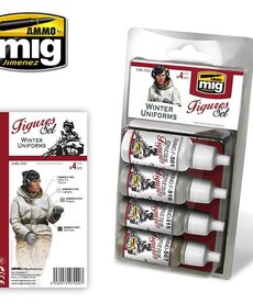 Ammo by Mig Jimenez A.MIG-7020 Figures Set - Winter Uniforms (4) Set
