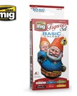 Ammo by Mig Jimenez A.MIG-7027 Figures Set - Basic Colors (6) Set
