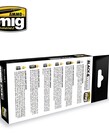 Ammo by Mig Jimenez A.MIG-7128  Black & White (6) Set