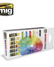 Ammo by Mig Jimenez A.MIG-7178  Basic Acrylic Colors (6) Set