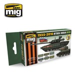 Ammo by Mig Jimenez A.MIG-7160  1935-2016 Mythical Russian Greens (6) Set