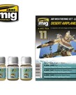 Ammo by Mig Jimenez A.MIG-7424 Desert Airplanes Air Weathering (3) Set