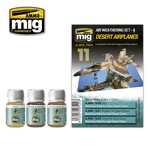 Ammo by Mig Jimenez A.MIG-7424 Desert Airplanes Air Weathering (3) Set