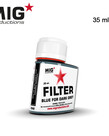 MIG Productions MIG Filter F-240 Blue for Dark Grey 35ml