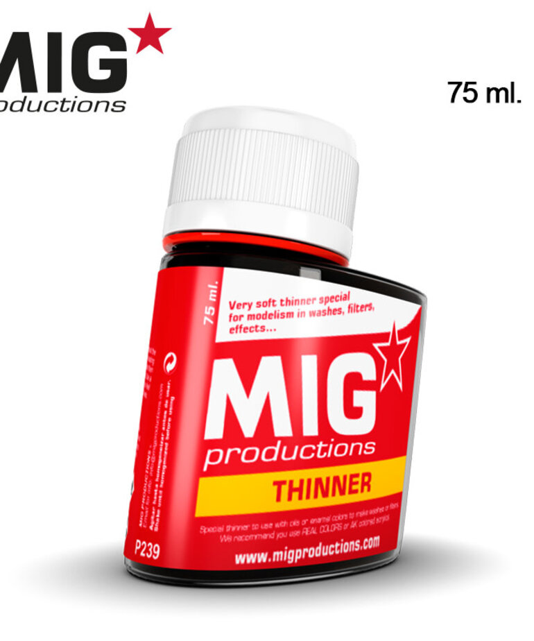 MIG Productions MIG Auxiliary P239 Thinner for Washes 75ml