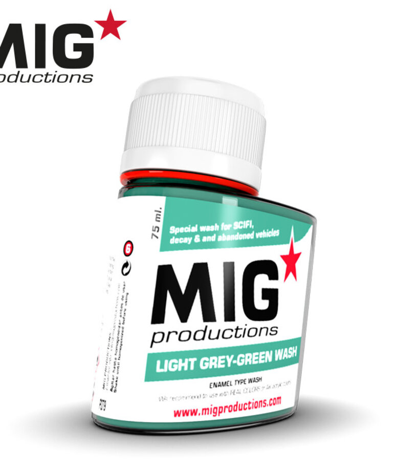 MIG Productions MIG Wash P279 Light Grey-Green Wash 75ml