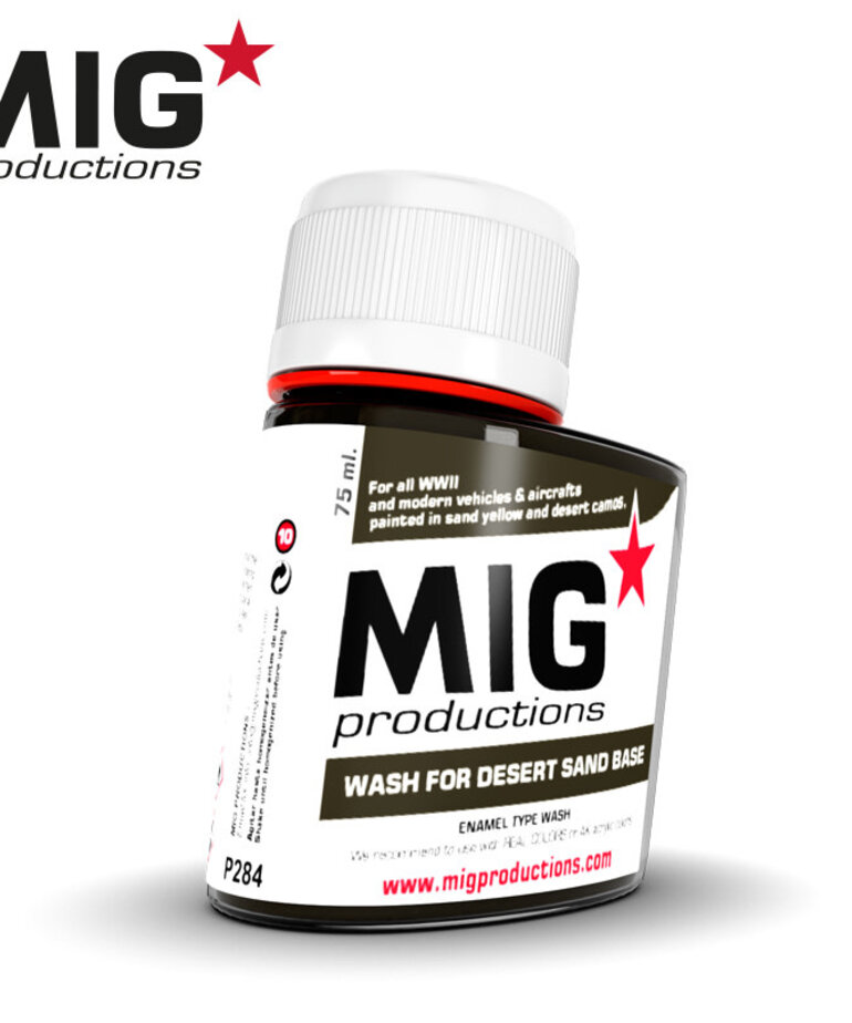MIG Productions MIG Wash P284 Wash for Desert Sand Base 75ml