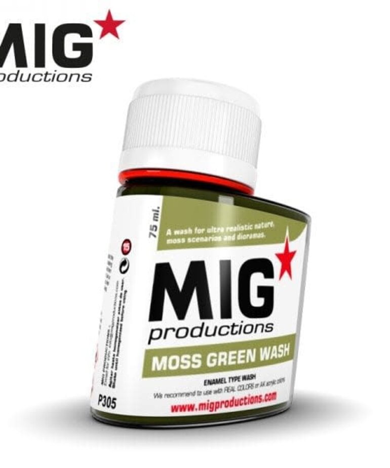 MIG Productions MIG Wash P305 Moss Green Wash 75ml