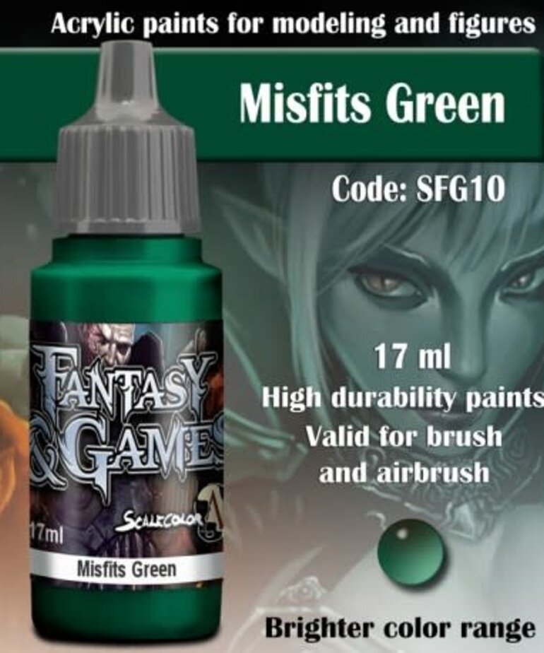 Scale 75 Fantasy & Games SFG10 Misfits Green 17ml