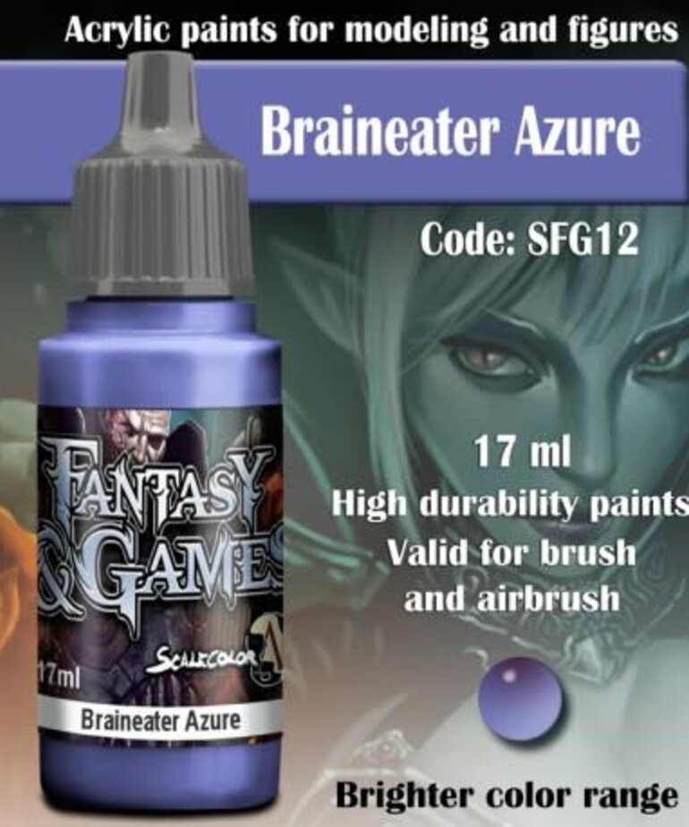 Scale 75 Fantasy & Games SFG12 Braineater Azure 17ml