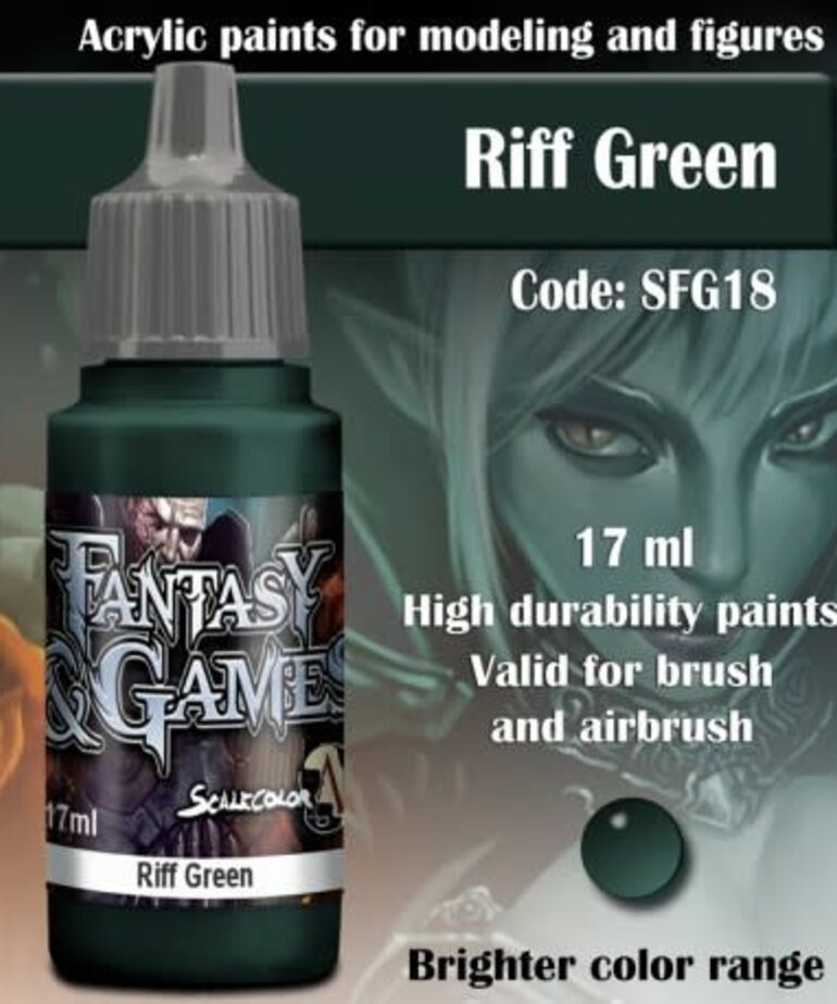 Scale 75 Fantasy & Games SFG18 Riff Green 17ml