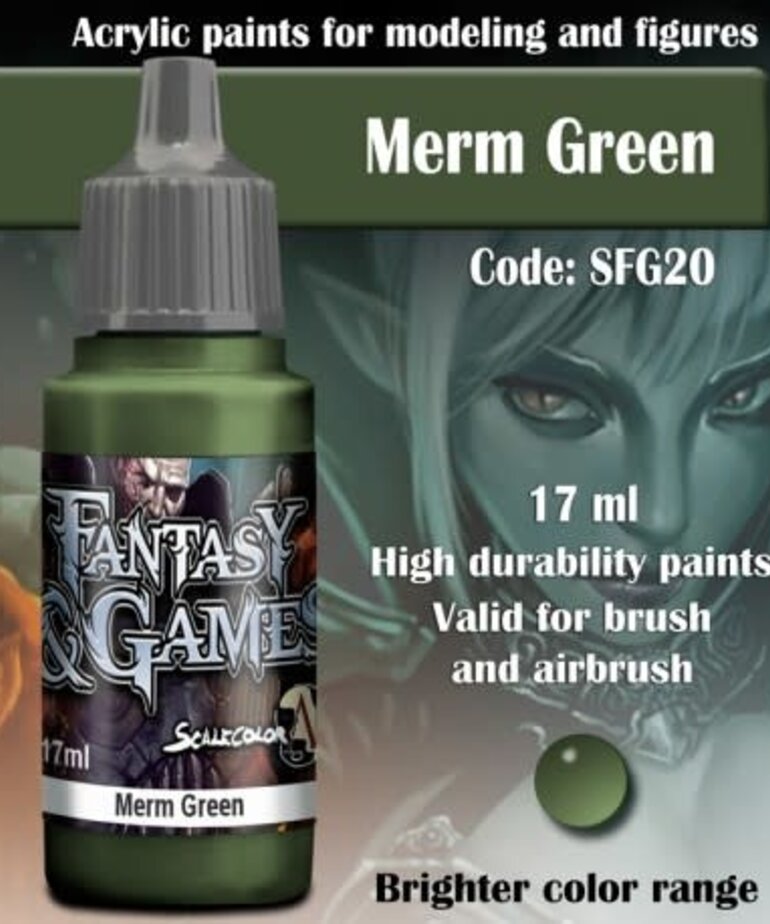Scale 75 Fantasy & Games SFG20 Merm Green 17ml