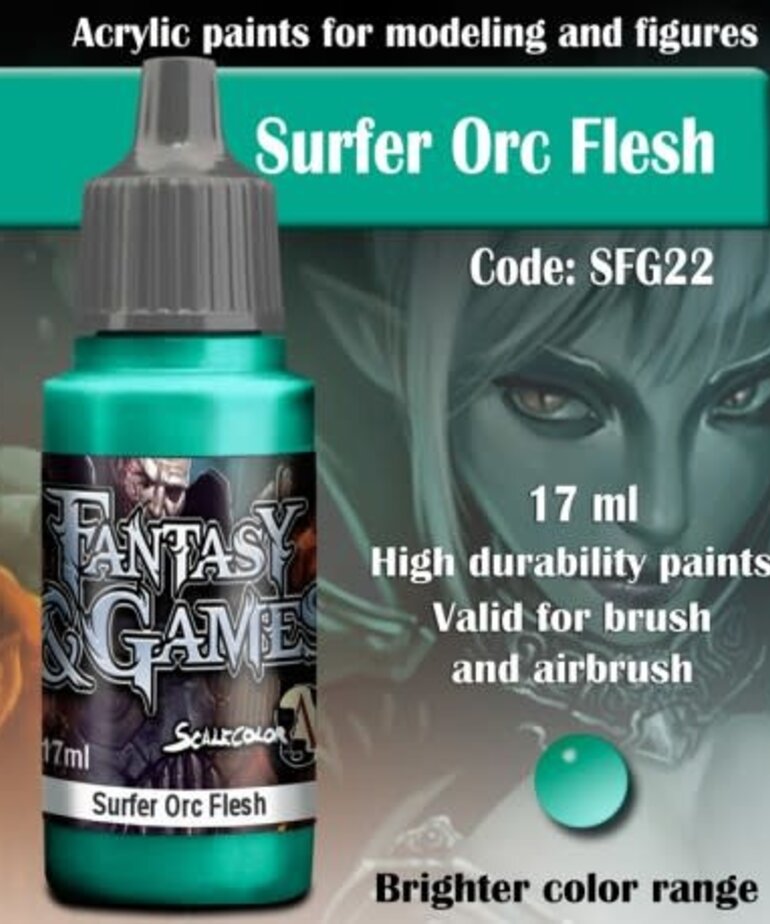 Scale 75 Fantasy & Games SFG22 Surfer Orc Flesh 17ml