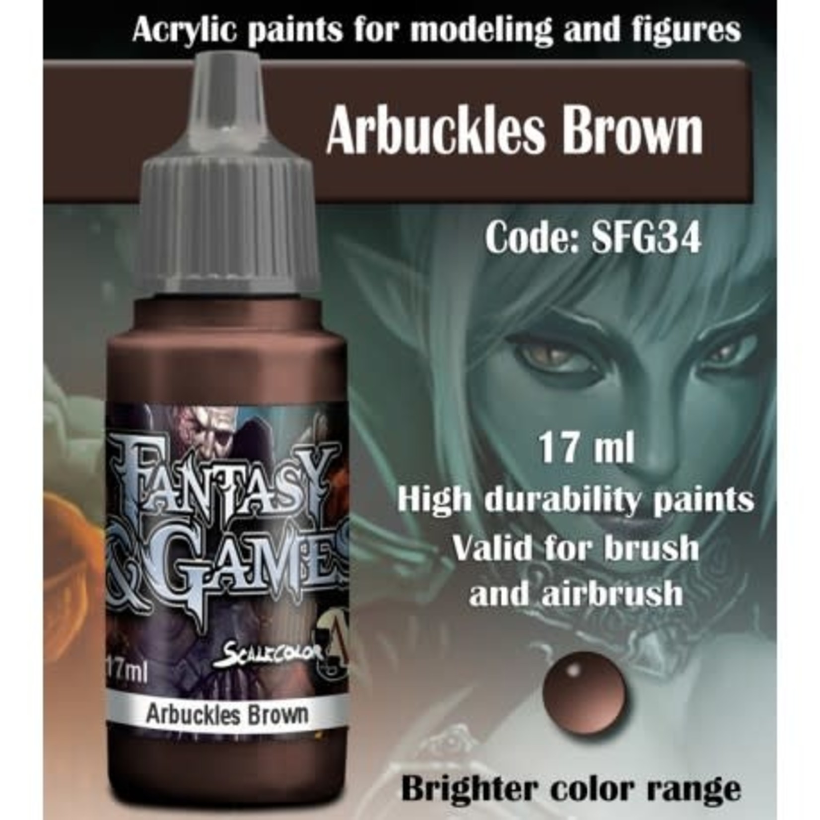 Scale 75 Fantasy & Games SFG34 Arbuckles Brown 17ml