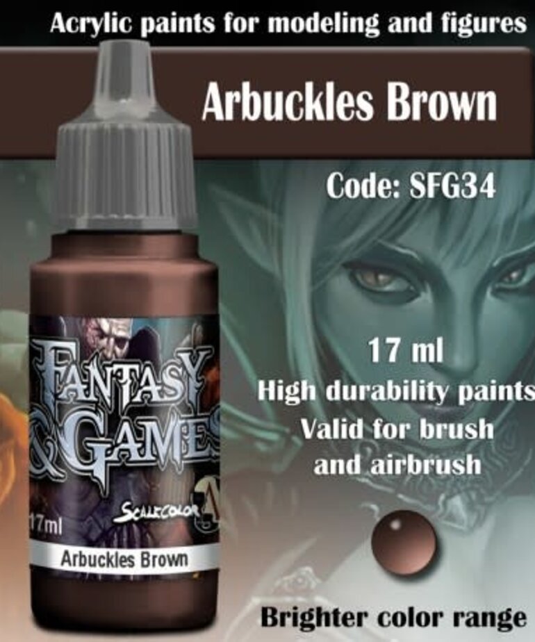 Scale 75 Fantasy & Games SFG34 Arbuckles Brown 17ml