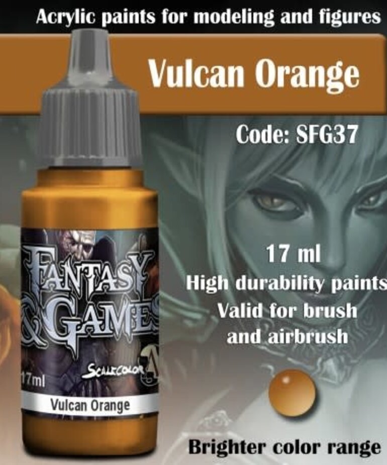 Scale 75 Fantasy & Games SFG37 Vulcan Orange 17ml