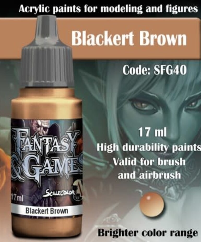 Scale 75 Fantasy & Games SFG40 Blackert Brown 17ml