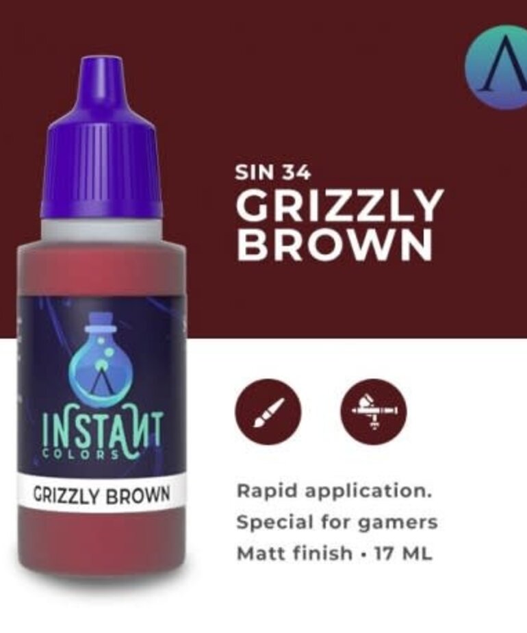 Scale 75 Instant Colors SIN34 Grizzly Brown 17ml