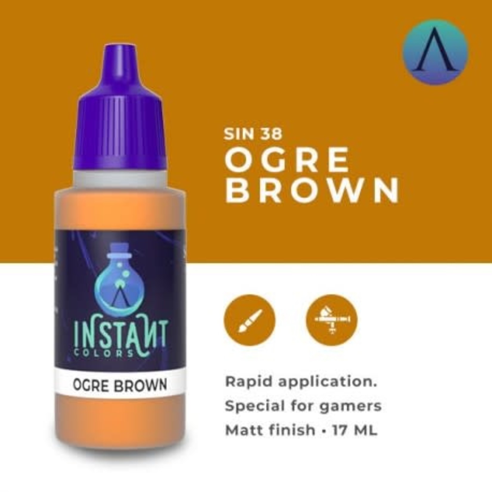 Scale 75 Instant Colors SIN38 Ogre Brown 17ml