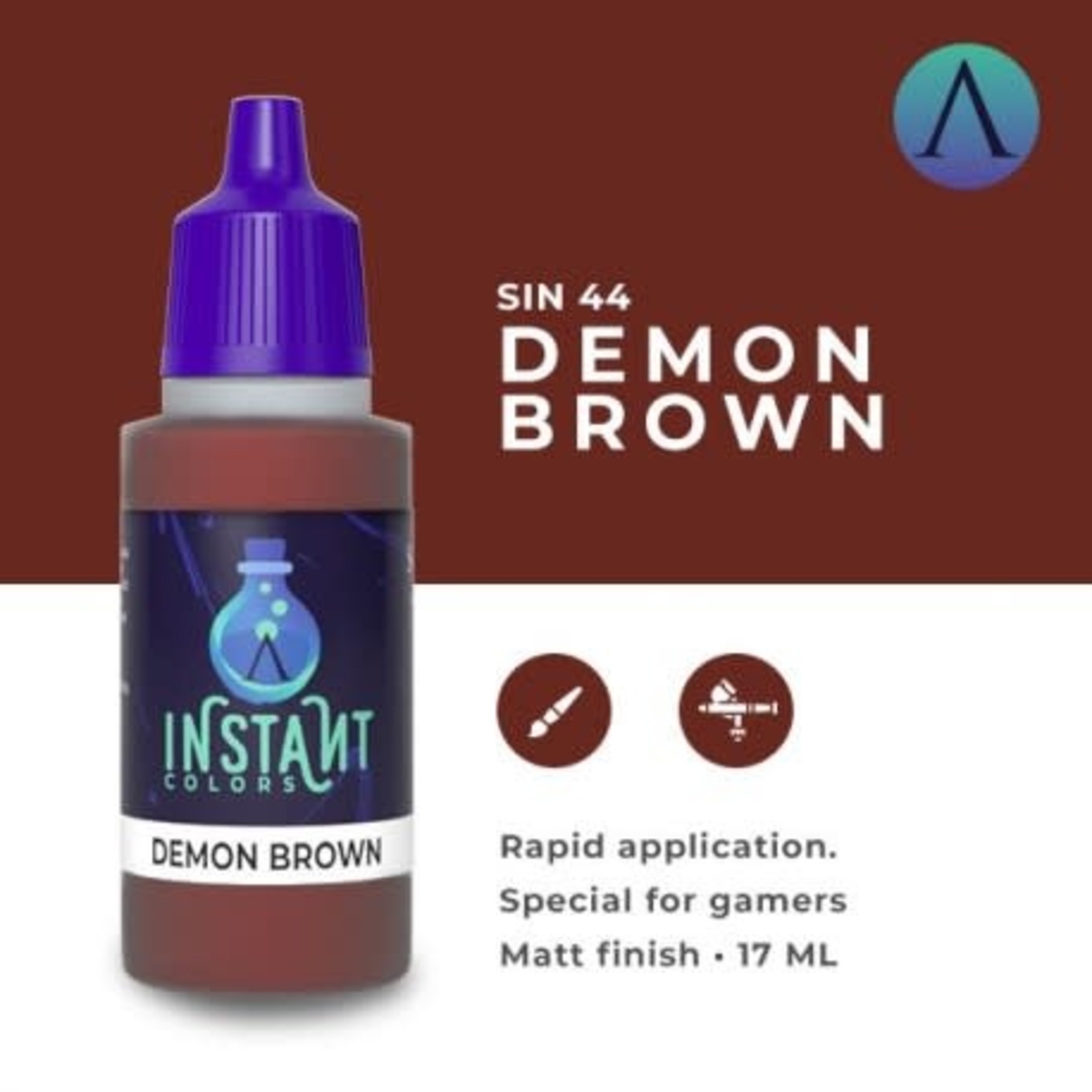 Scale 75 Instant Colors SIN44 Demon Brown 17ml