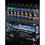 Scale 75 Scalecolor SSE007 Sky and Ice Blue Paint (8) Set