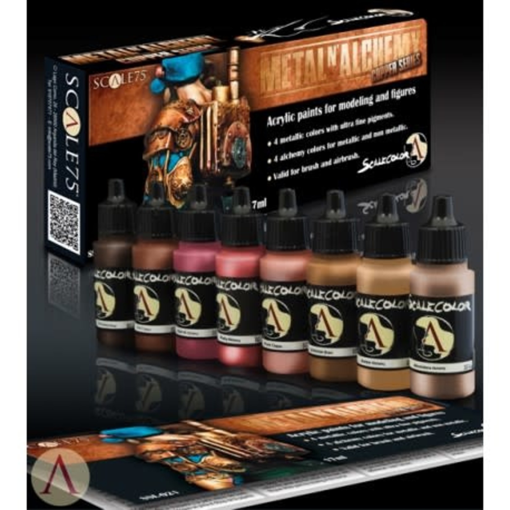 Metal N' Alchemy SSE021 Copper Series Paint (8) Set - Hard Knox Games