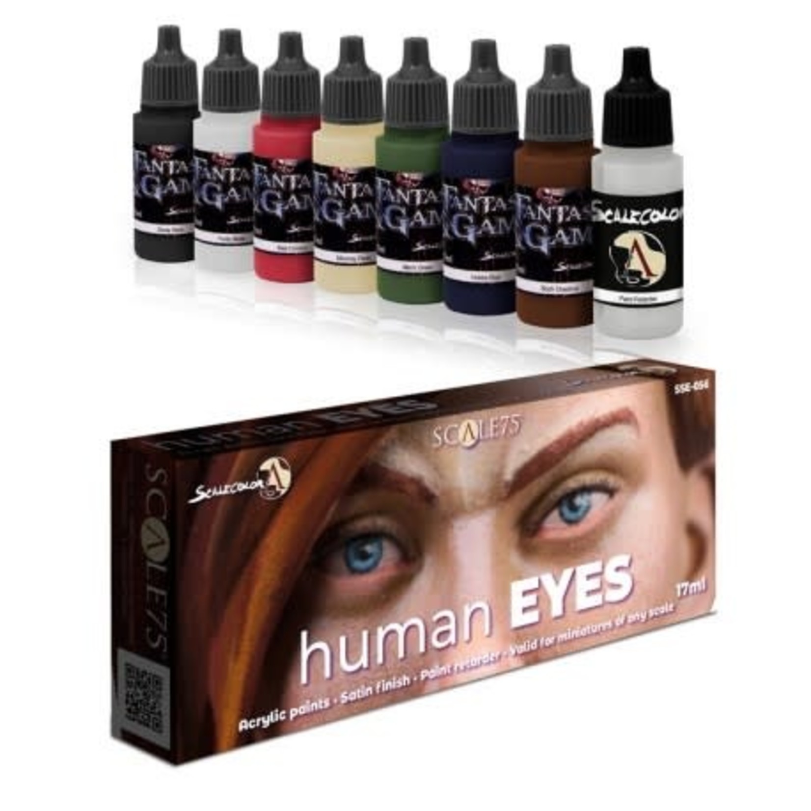 Scale 75 Fantasy and Games SSE056 Human Eyes Paint (8) Set