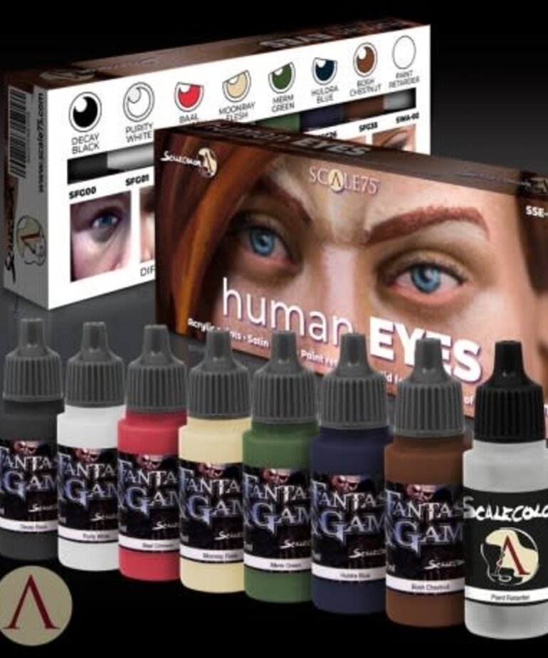 Scale 75 Fantasy and Games SSE056 Human Eyes Paint (8) Set