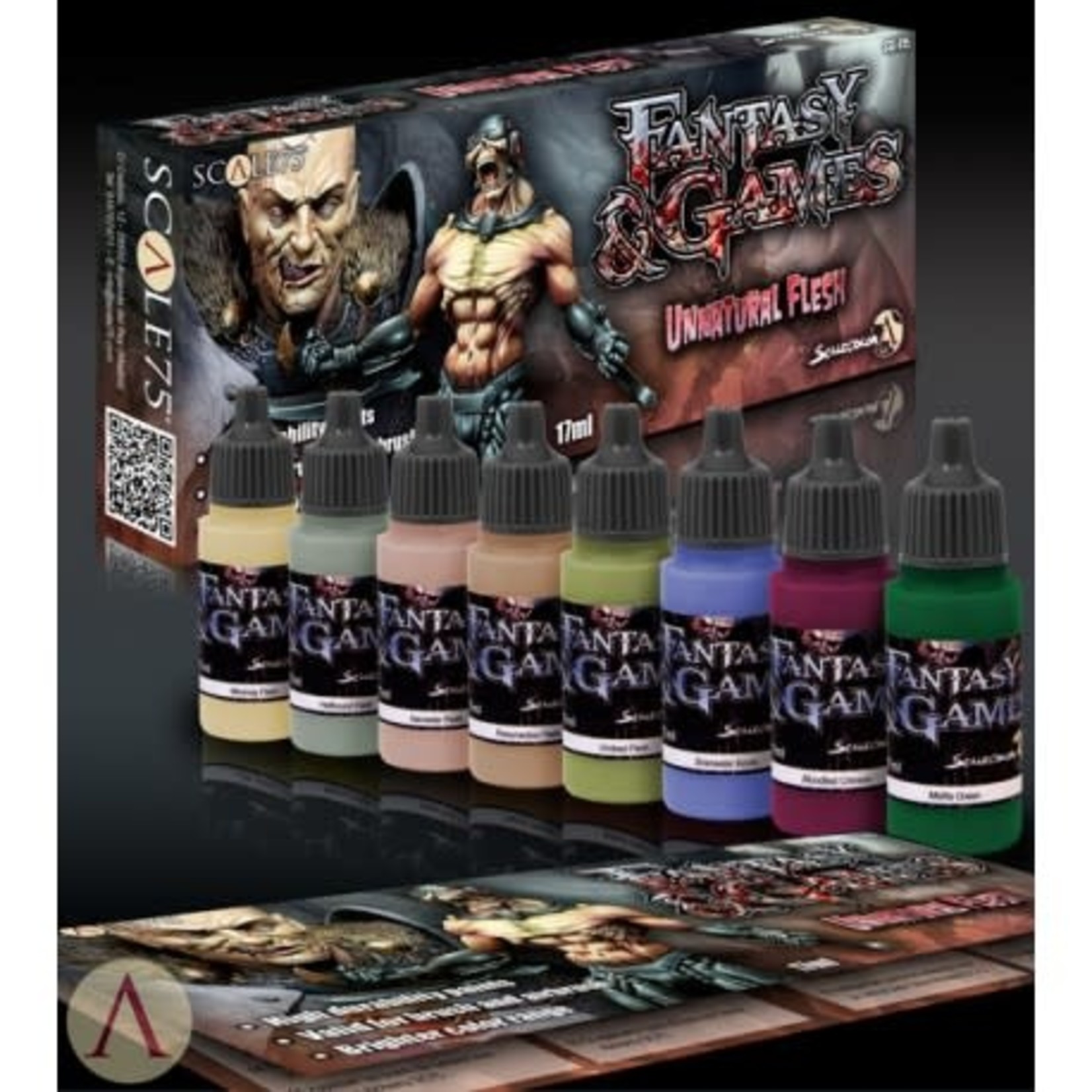 Scale 75 Fantasy and Games SSE015 Unnatural Flesh Paint (8) Set
