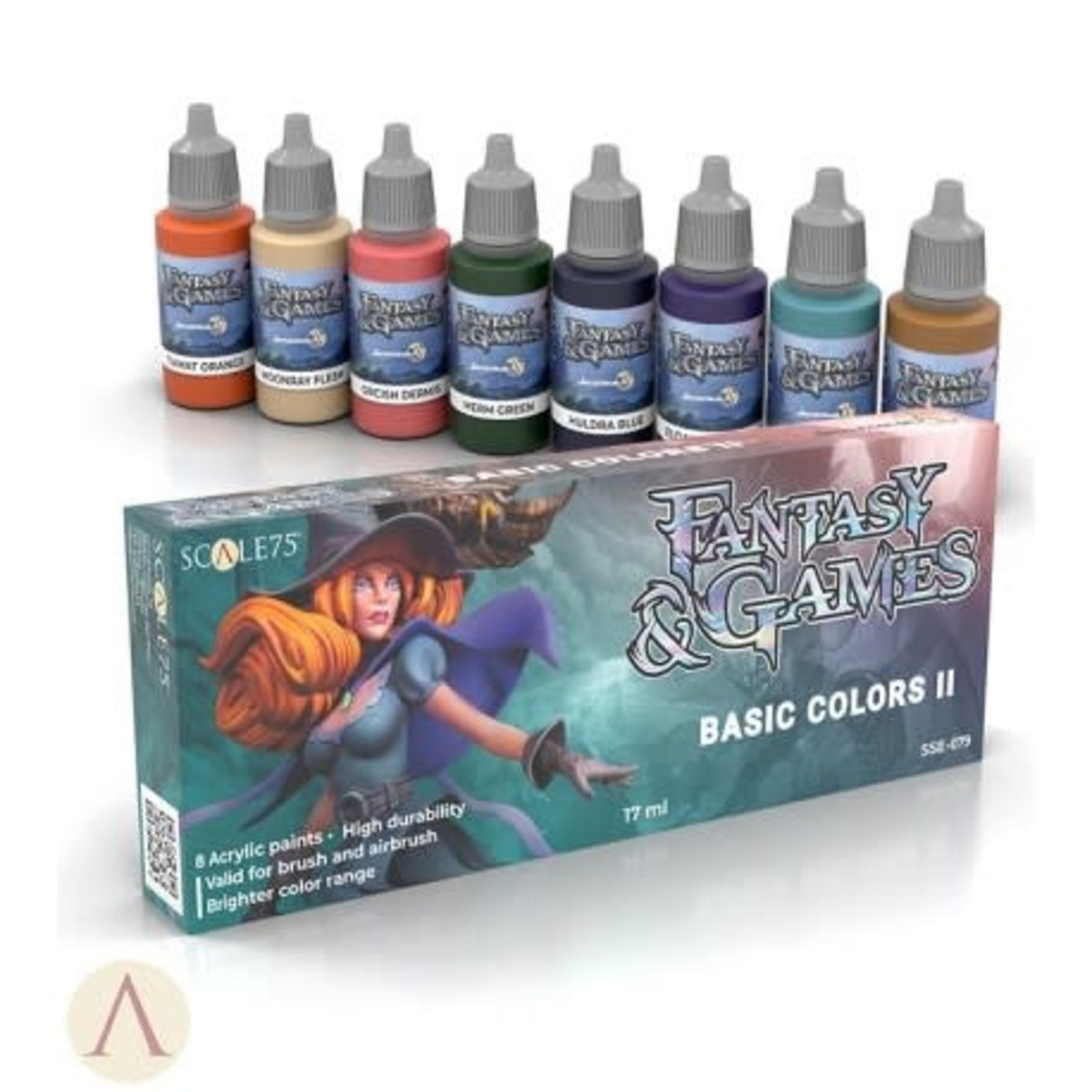 Scale 75 Fantasy and Games SSE079 Basic Colors II Paint (8) Set